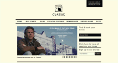 Desktop Screenshot of classiccinemas.com.au